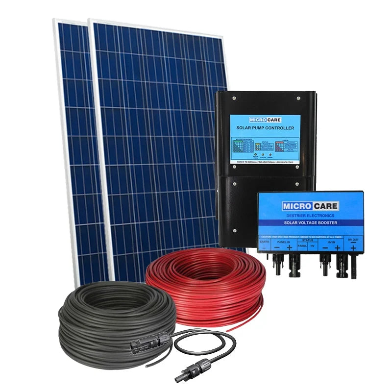 Microcare 0.55kW Single-Phase Solar Pumping Kit
