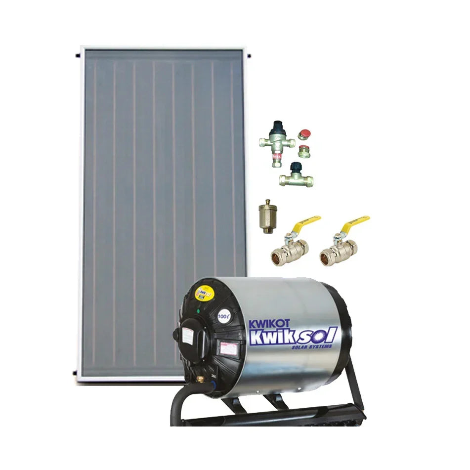100L Vertical Flatplate Thermosiphon Solar Water Heating Kit