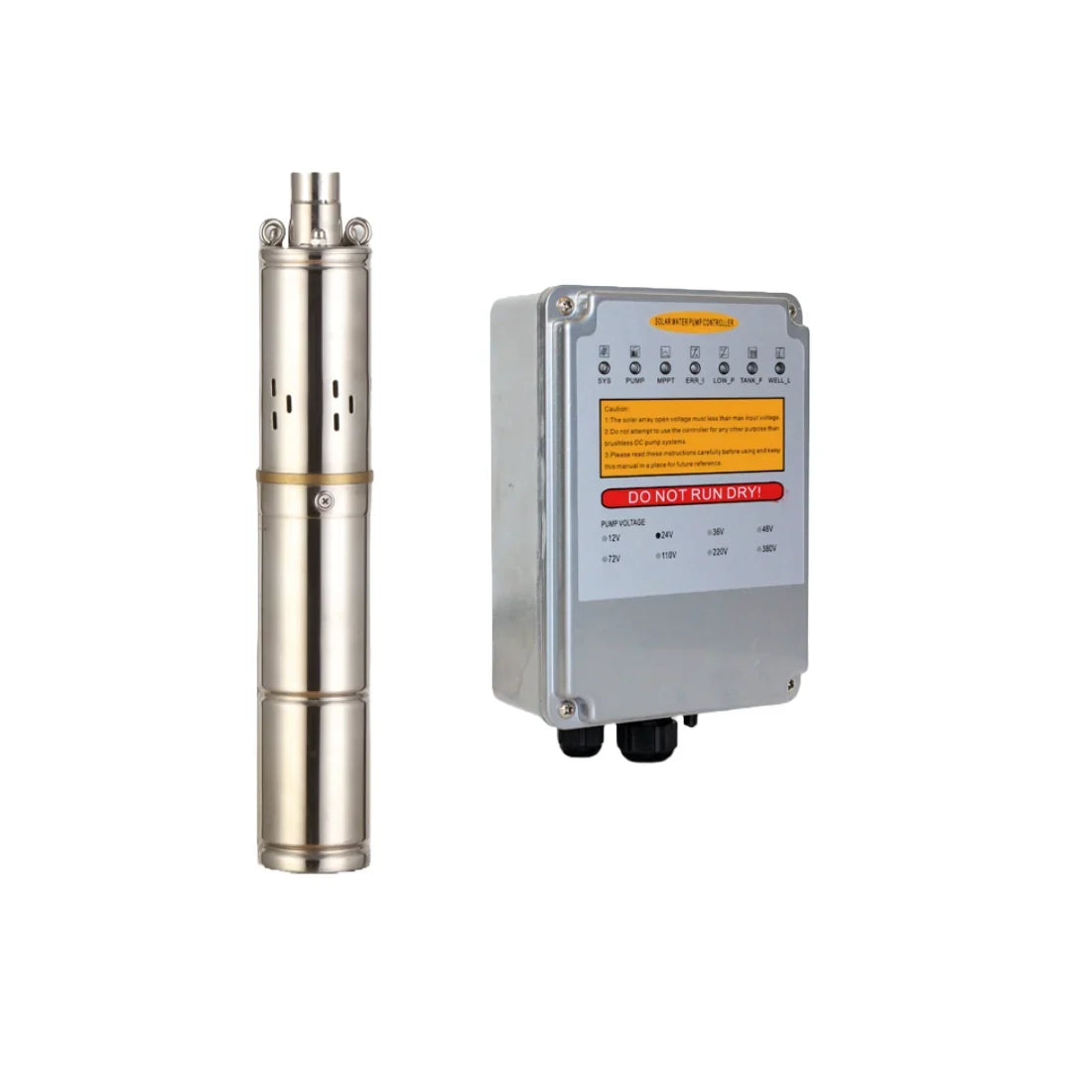 Bundu Power 80m 24V Solar Borehole Screw Pump