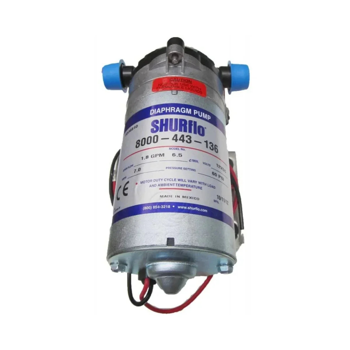Shurflo 8000-443-136 12V Standard Demand Pump