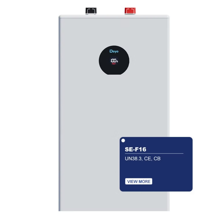 Deye SE-F16 V2 16kWh Lithium Battery Wall Mount